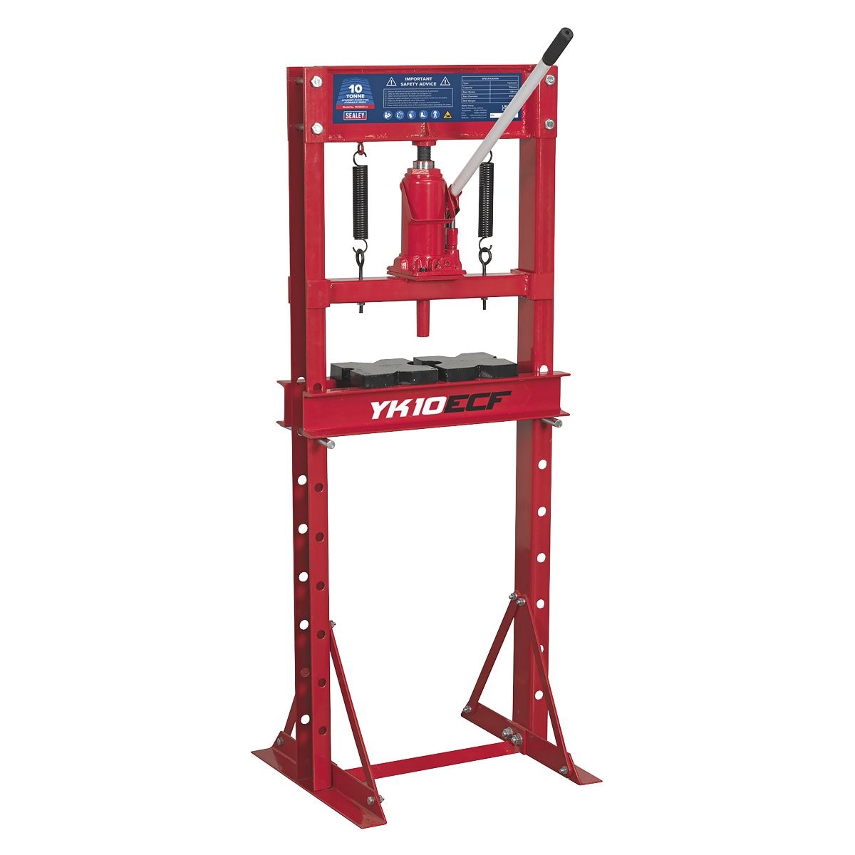 Sealey Hydraulic Floor Type Press 10 Tonne - Image 1