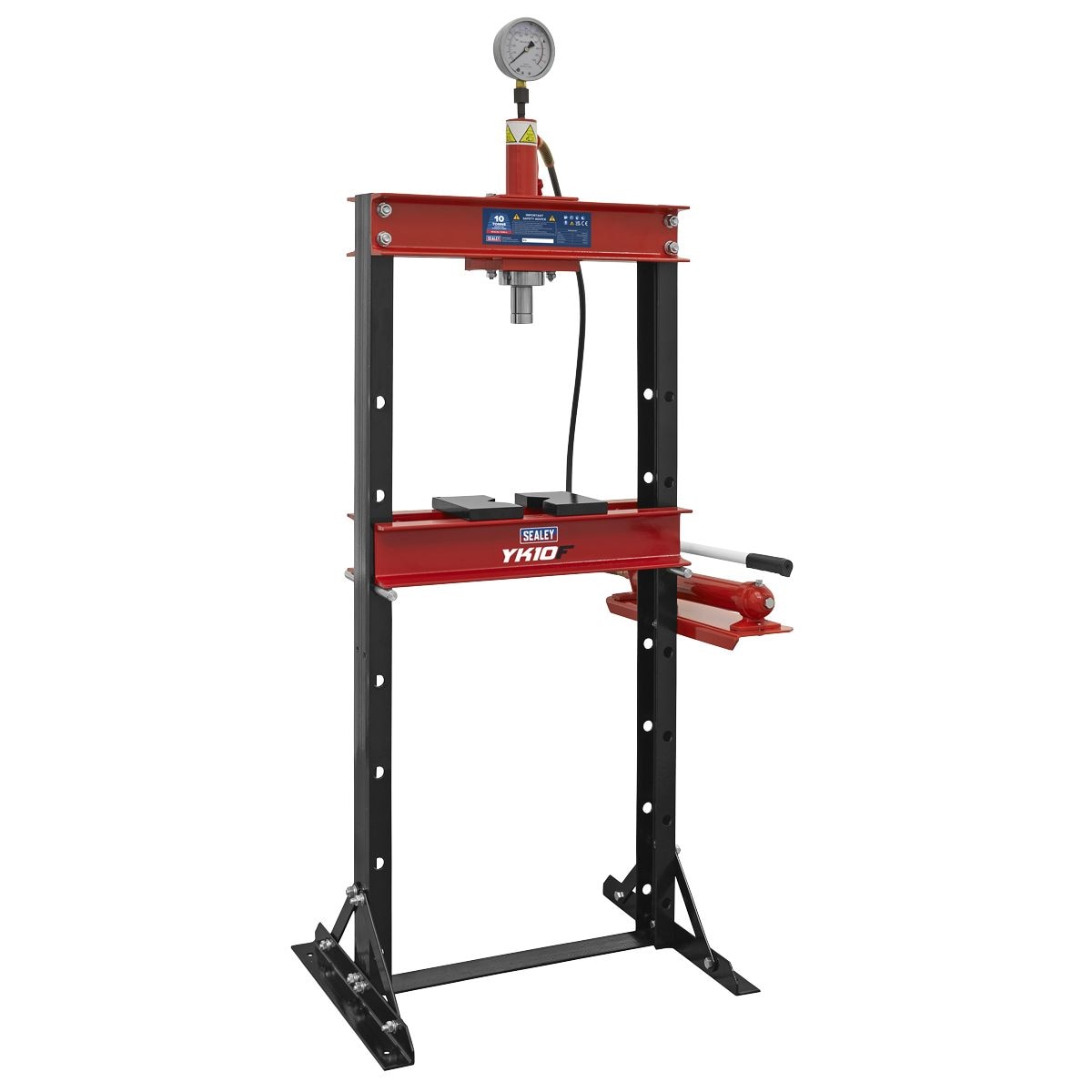 Sealey Hydraulic Floor Type Press 10 Tonne - Image 1