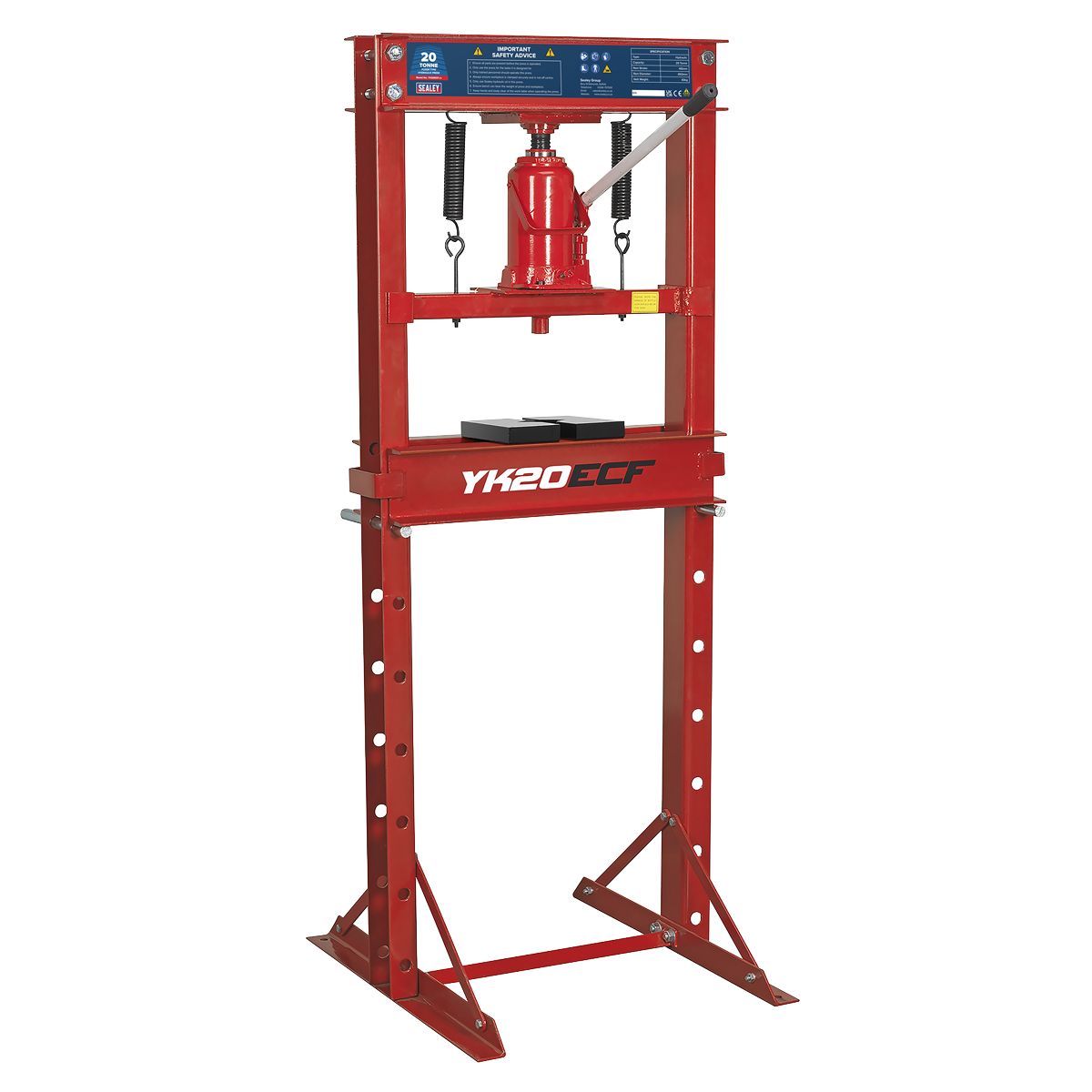 Sealey Hydraulic Floor Type Press 20 Tonne - Image 1