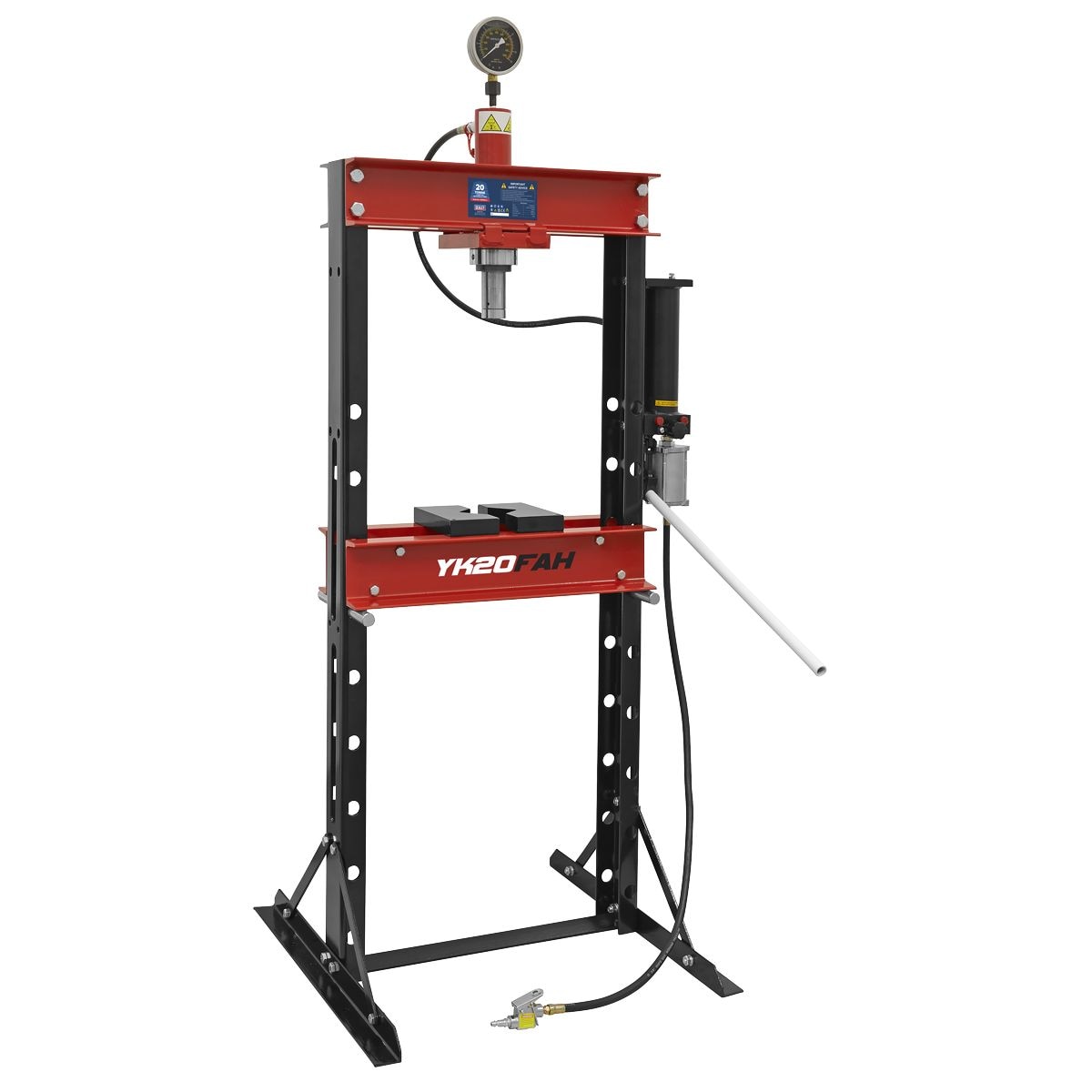 Sealey Air/Hydraulic Floor Type Press 20 Tonne - Image 1