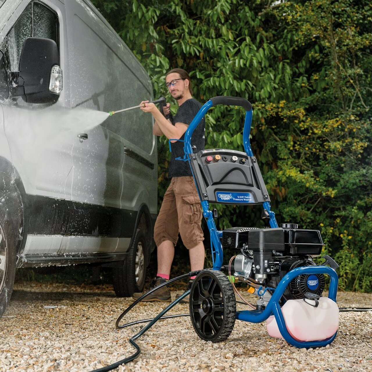 Draper Expert Petrol Pressure Washer, 6.5Hp - Image 4