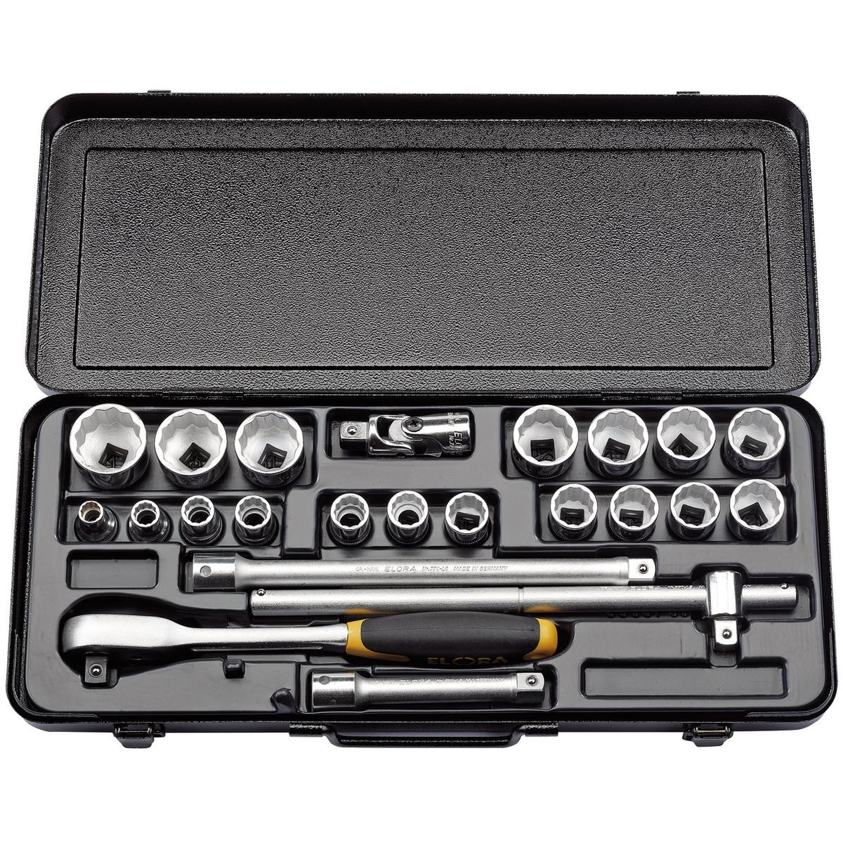 Elora Imperial Socket Set, 1/2" Sq. Dr. (23 Piece) - Image 1