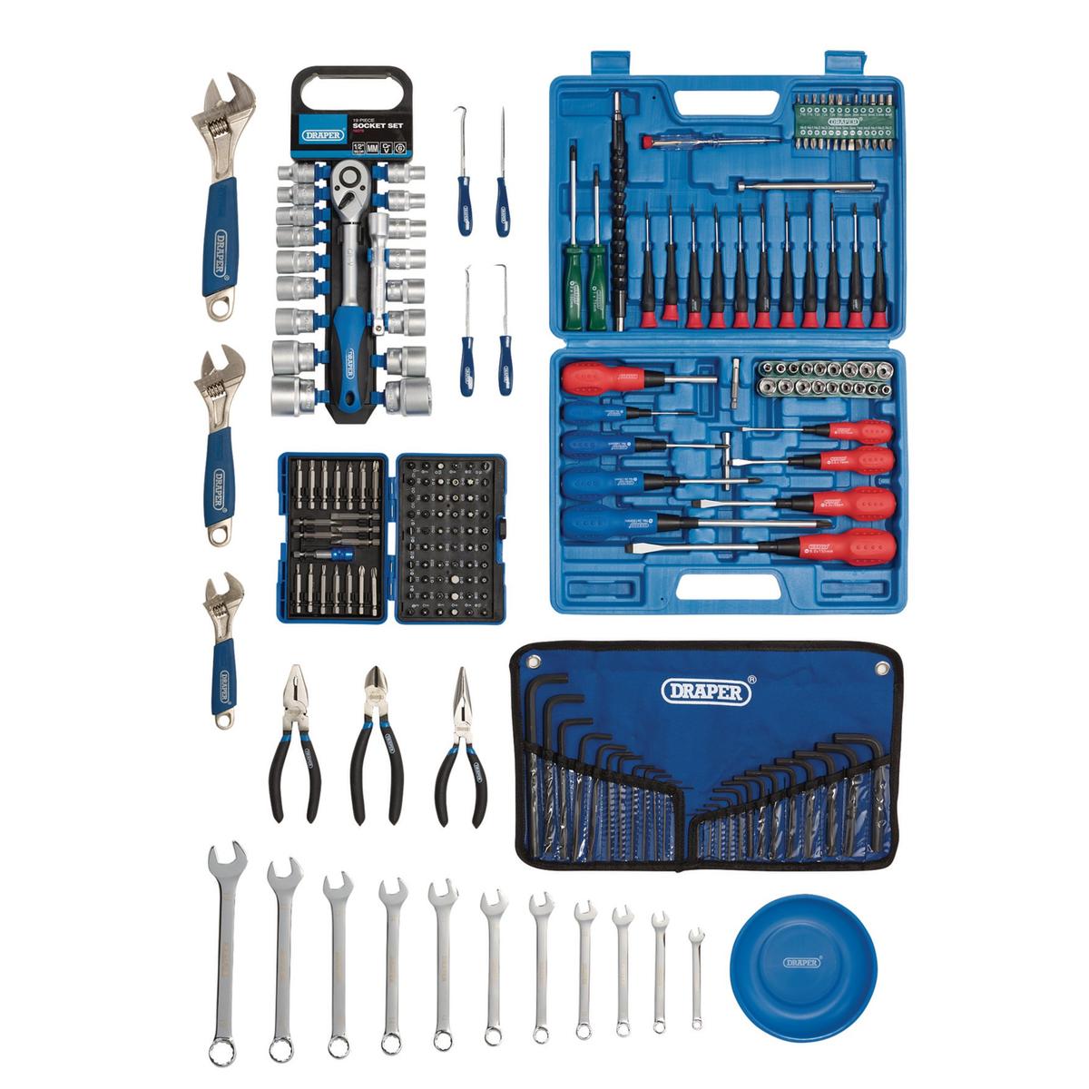 Draper Top Chest Tool Kit, 9 Drawer (216 Piece) - Image 2