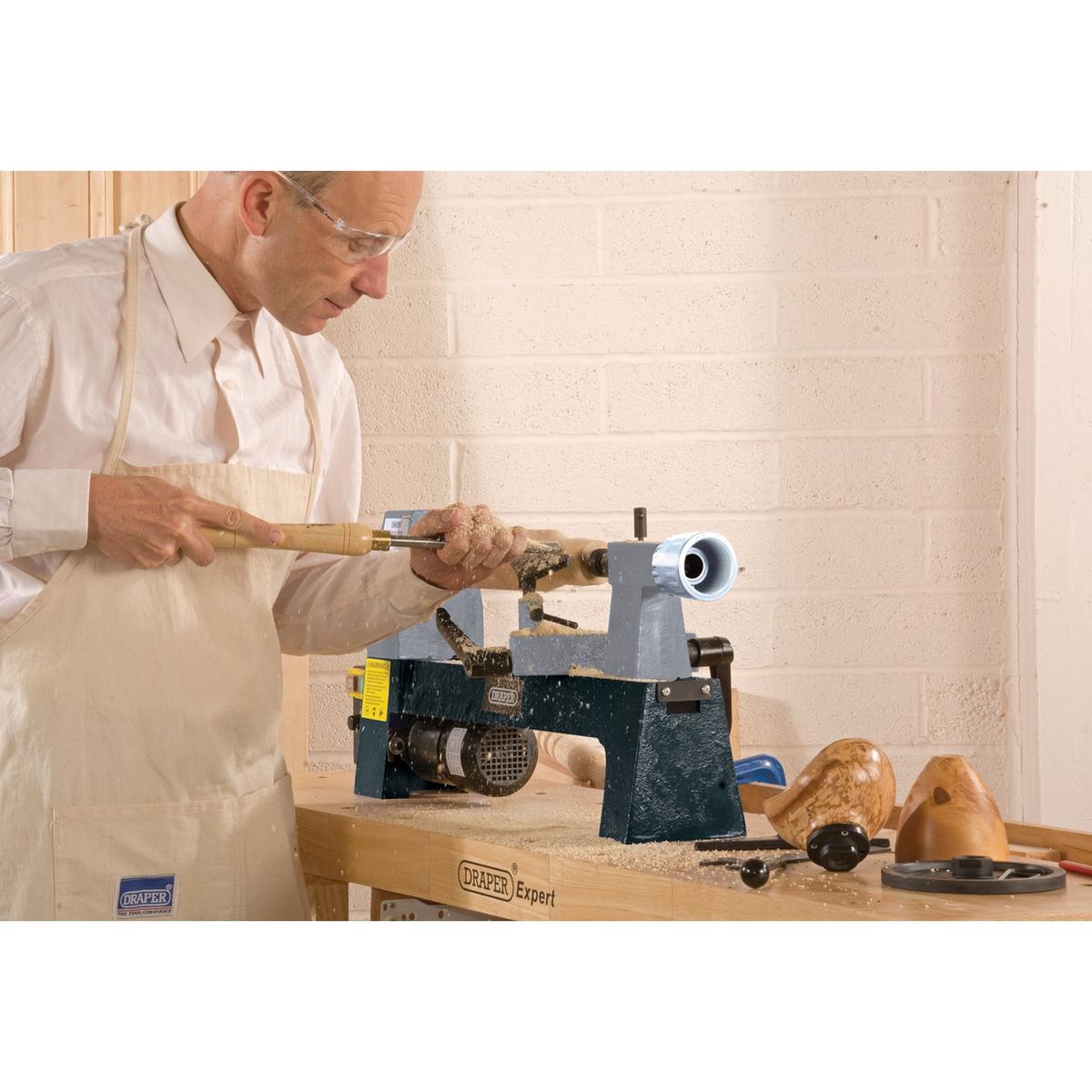 Draper 230V Variable Speed Mini Wood Lathe, 250W - Image 5