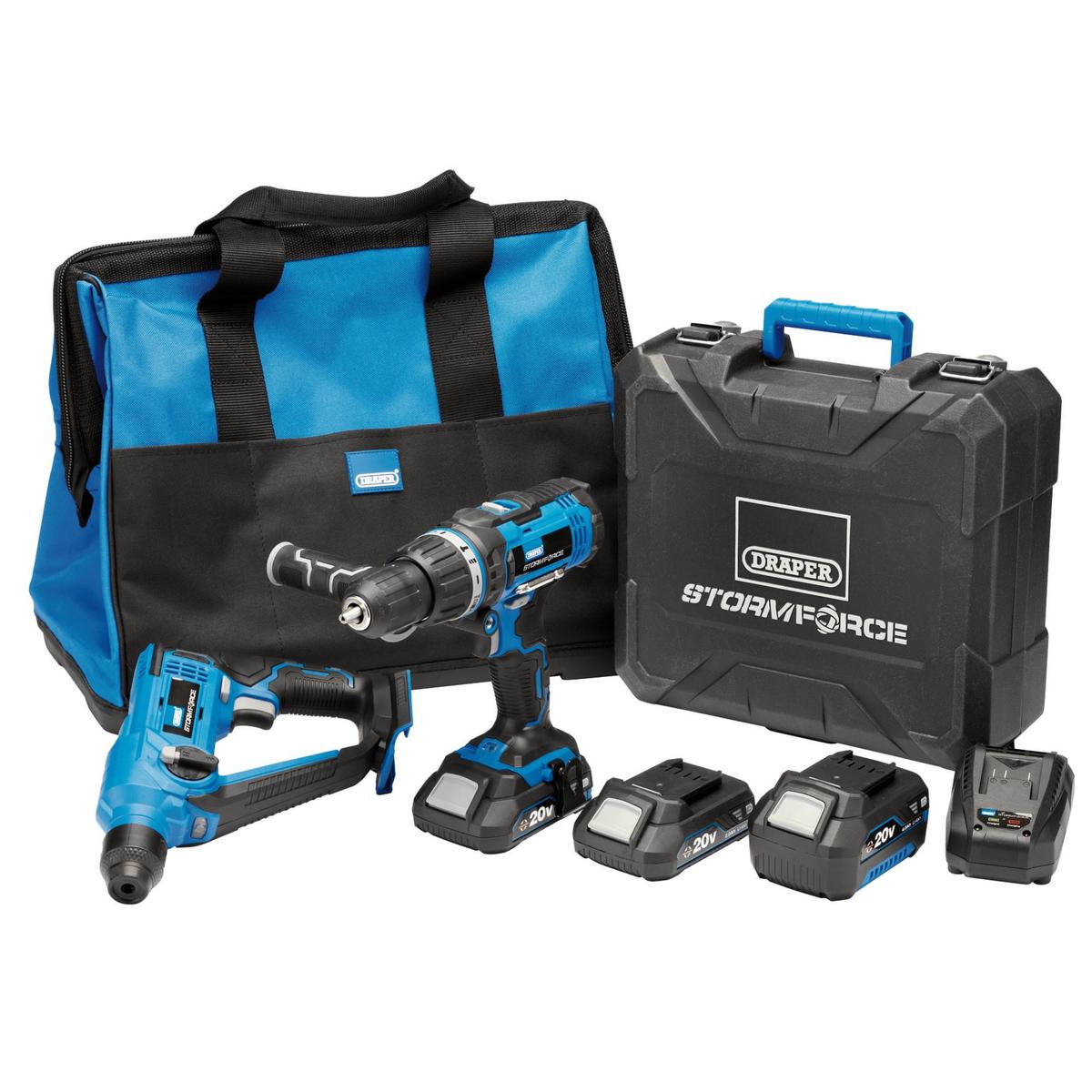 Draper Storm Force 20V Cordless Kit (7 Piece) - Image 1