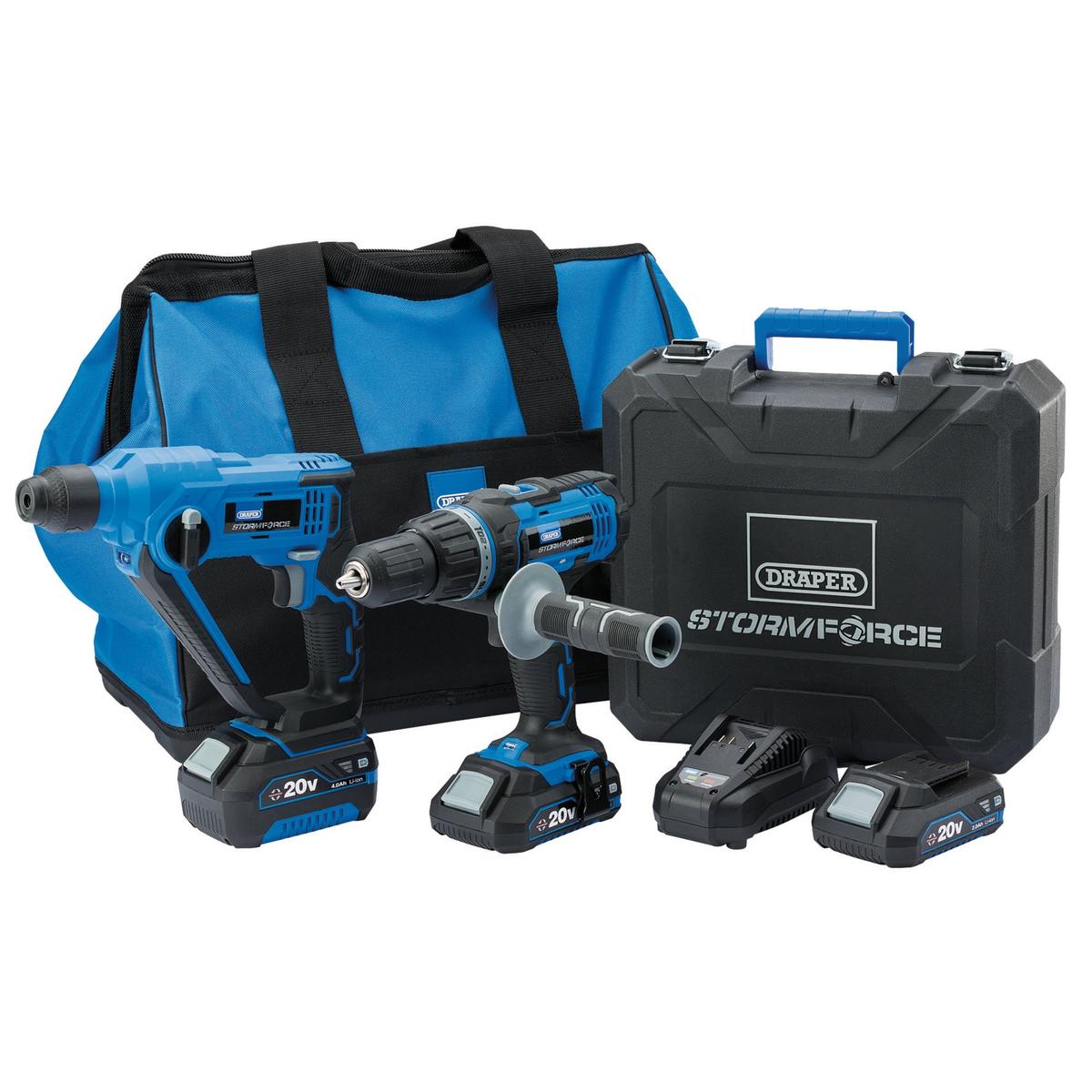 Draper Storm Force 20V Cordless Kit (7 Piece) - Image 2