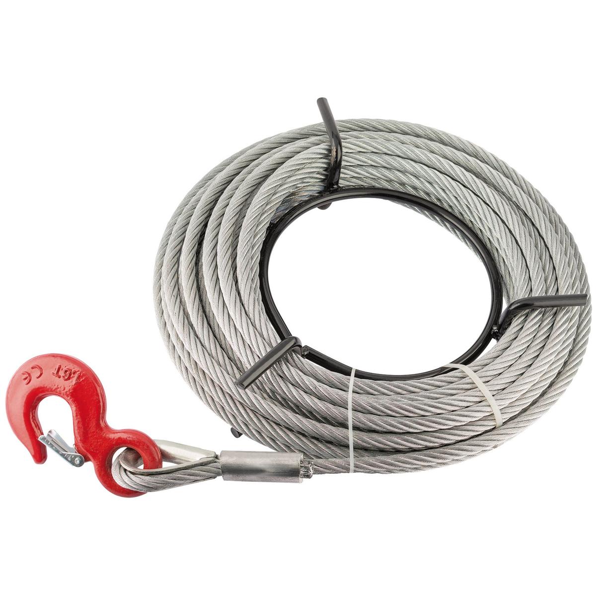 Draper Wire Rope with Hook for 71208, 20m - Image 1