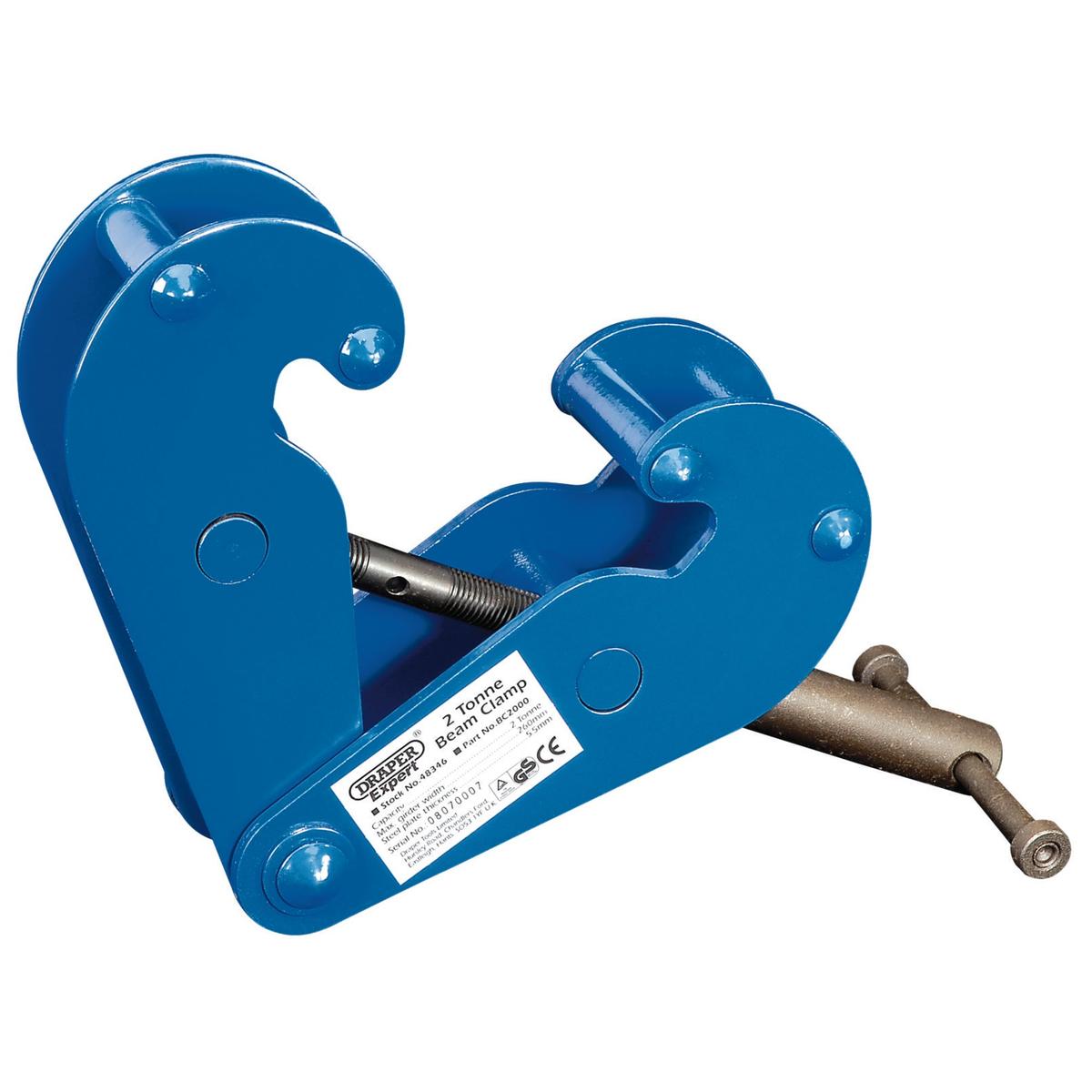 Draper Expert Beam Clamp, 2 Tonne - Image 1