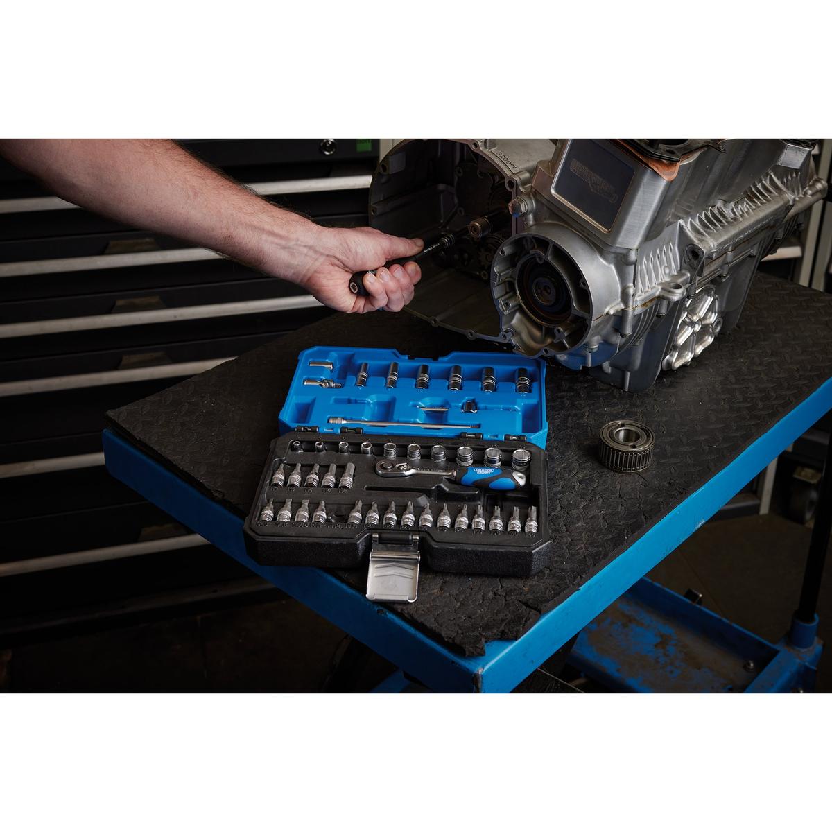 Draper Expert Metric Socket Set, 1/4" Sq. Dr. (44 Piece) - Image 4