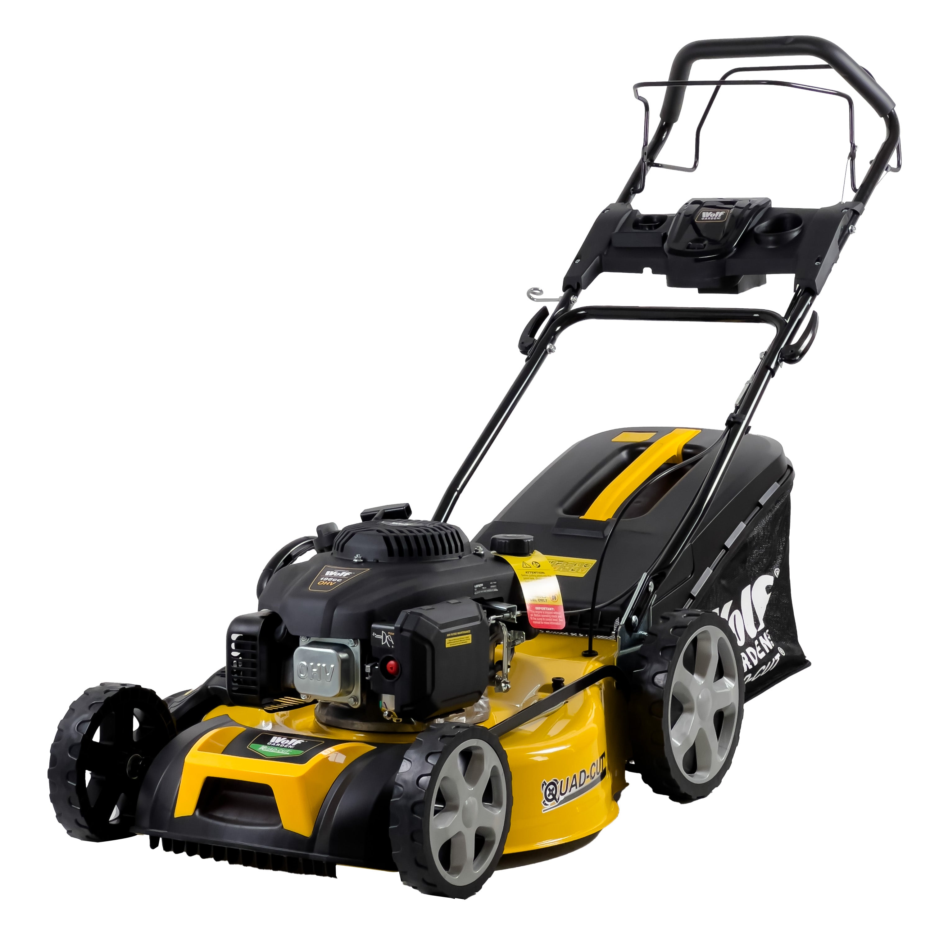 Wolf Garden 20" Recoil Self Propelled "Quad Cut" Petrol Lawn Mower 196cc Engine