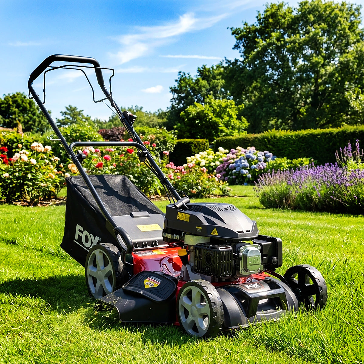 Fox 20" Recoil Self Propelled Petrol Lawn Mower 173cc Engine