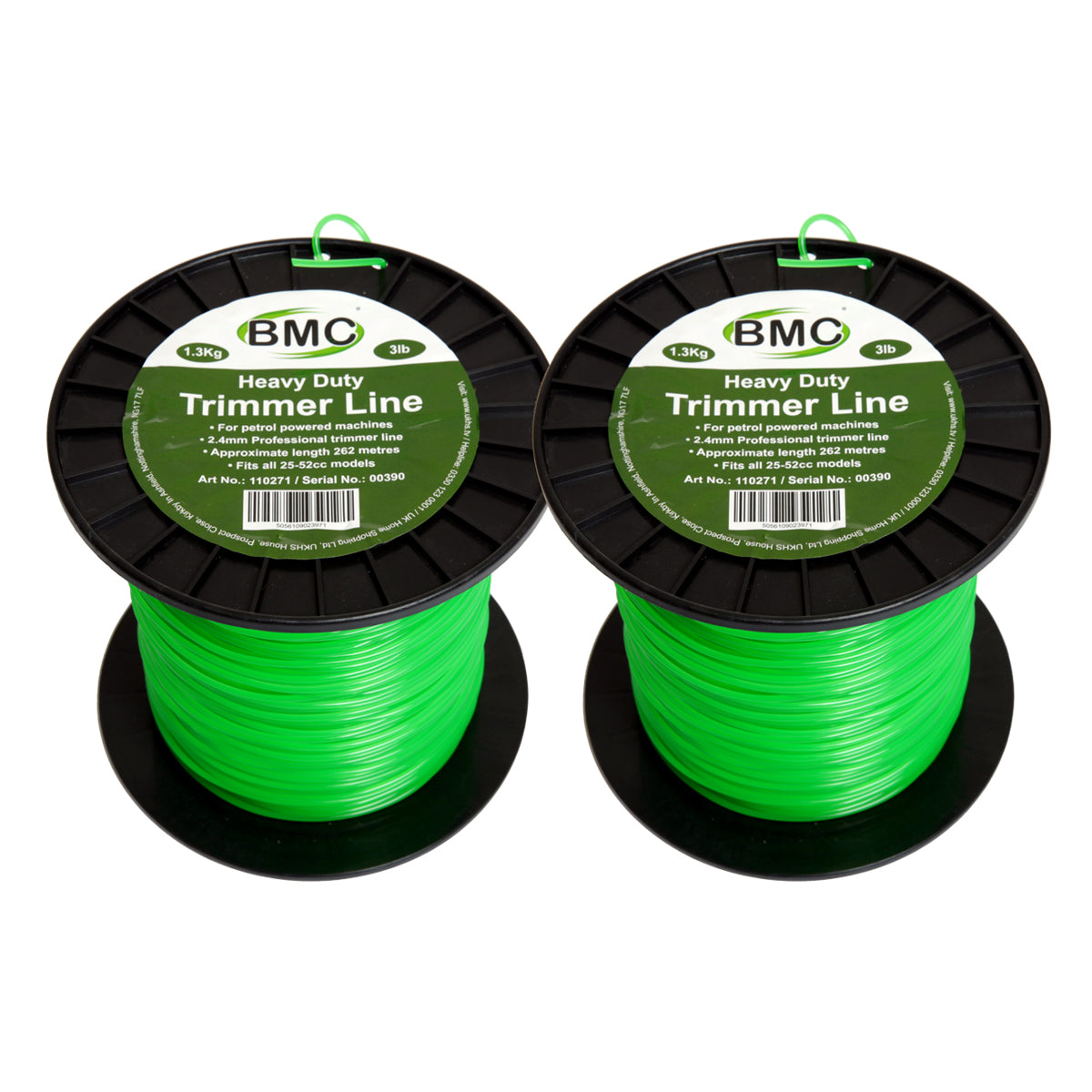 BMC 262m Trimmer Line 2.5mm Dia. - Pack of 2