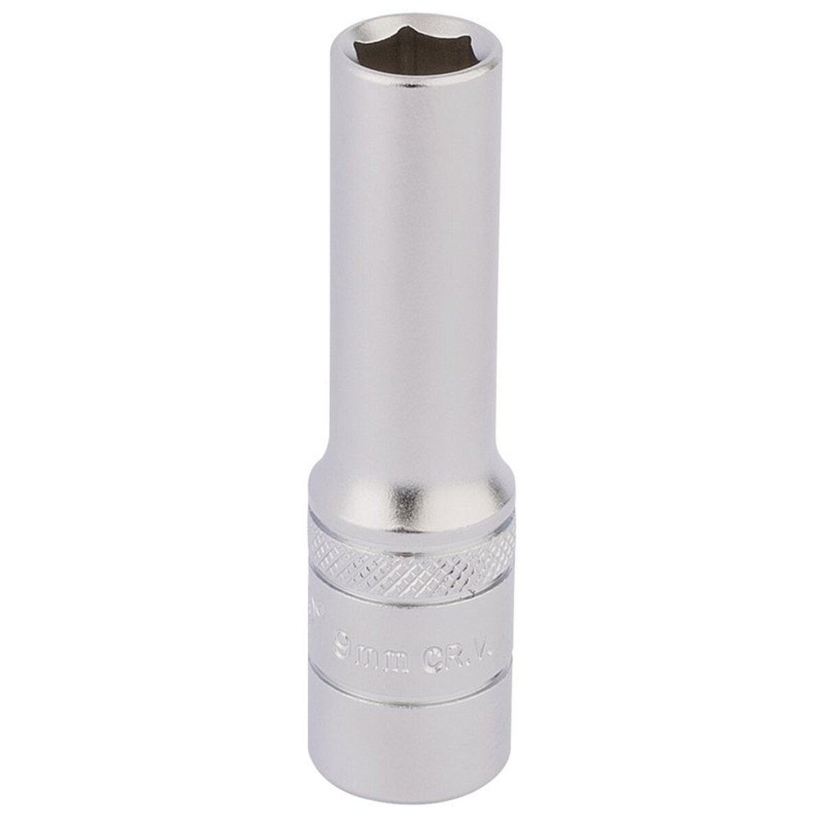 Draper Hi-Torq 6 Point Deep Socket, 3/8" Sq. Dr., 9mm