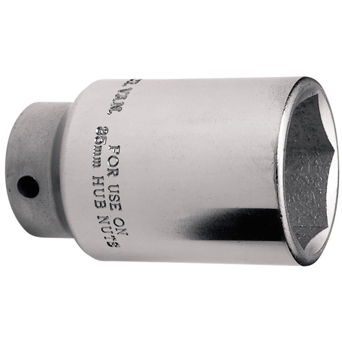 Draper Hub Nut Socket, 1/2" Sq. Dr., 35mm