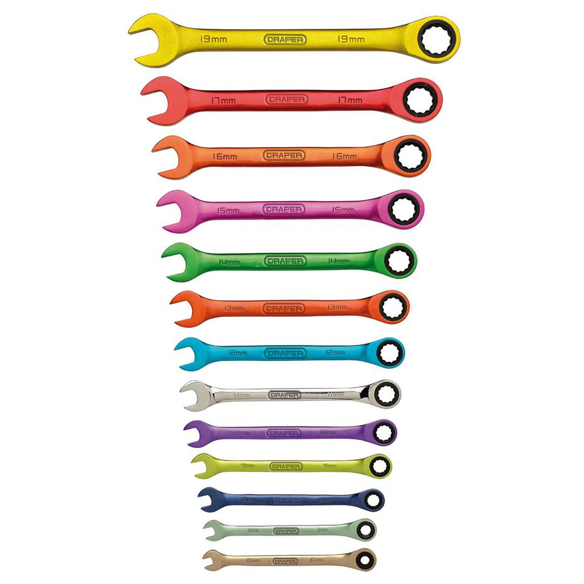 Draper 13 pc Ratcheting Spanner Set 07142