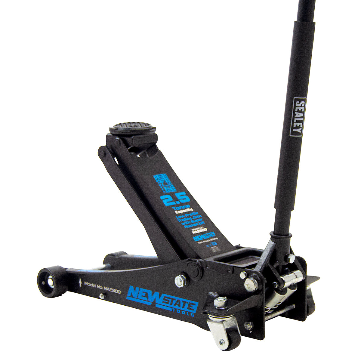 邦楽 SJ / STEEPLE JACK Sealey Low Profile Trolley Jack with Rocket Lift 2.5 Tonne NA2500