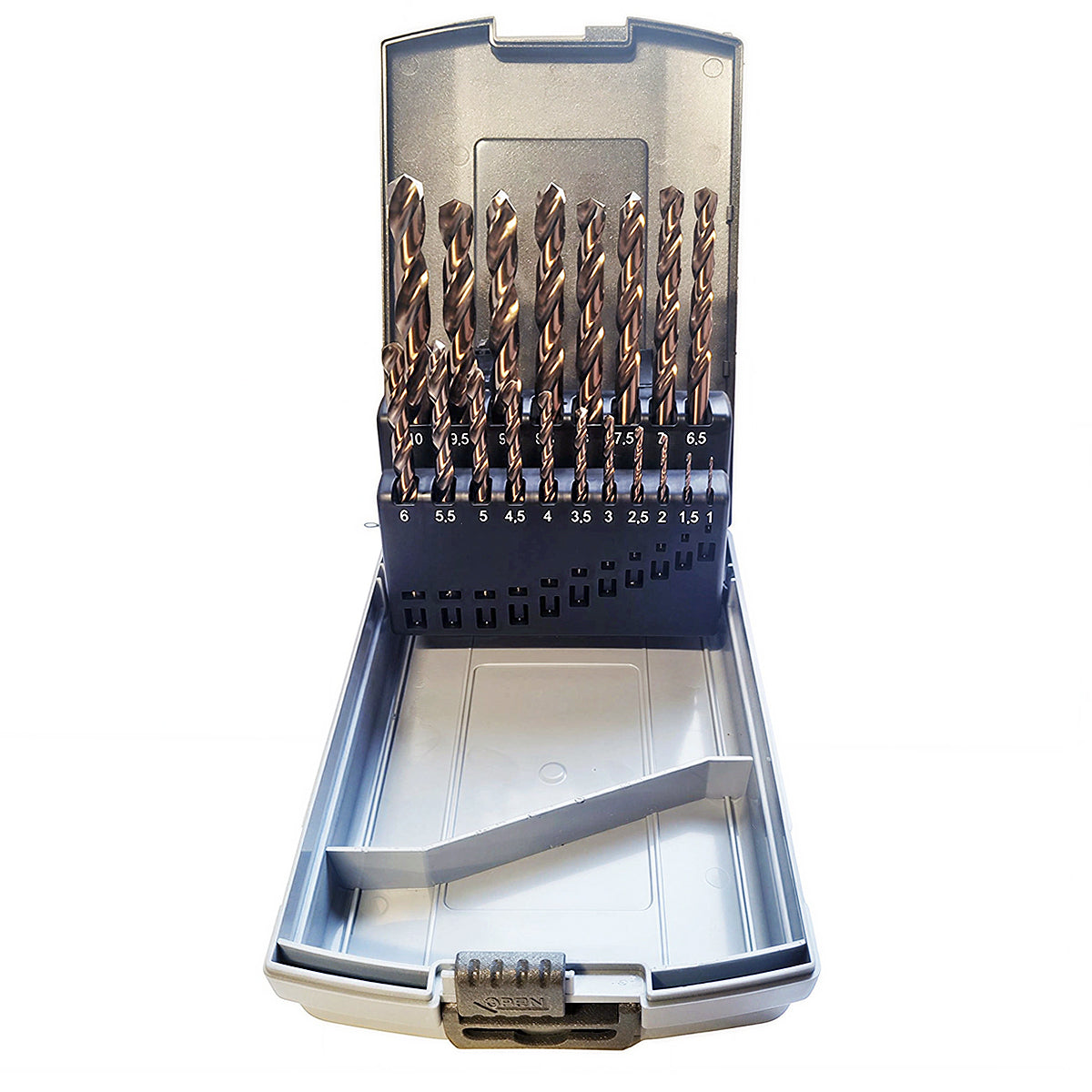 KAMTEC Fully Ground HSS Metric Drill Bit Set KGSET19