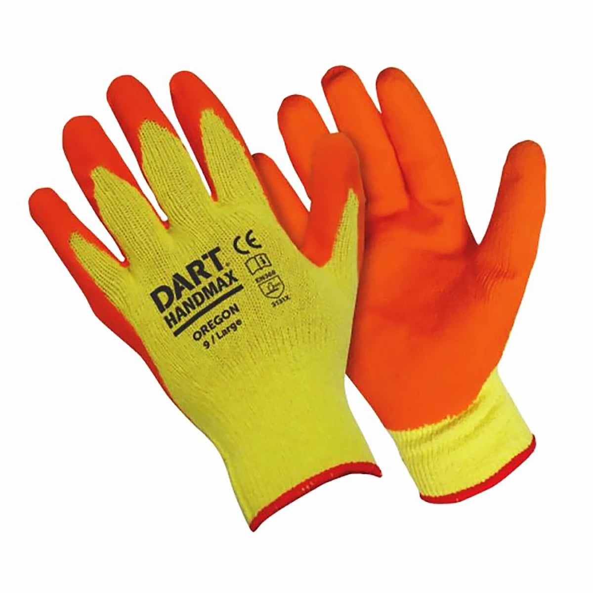 KAMTEC Austin Hard Wearing Latex Coated Builders’ Glove Size 9/L ATL9