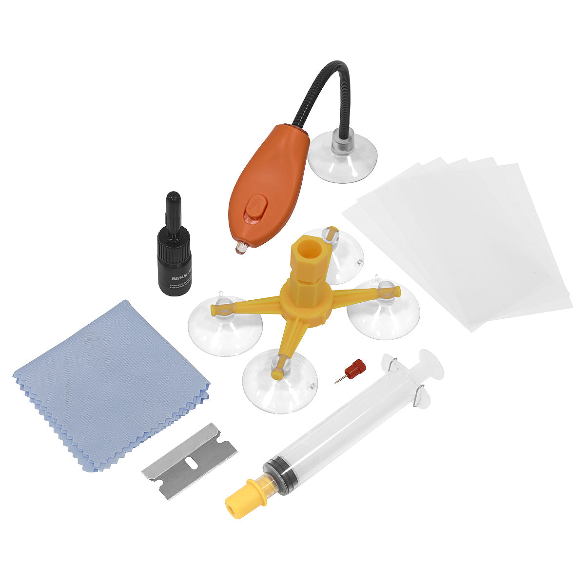Sealey Windscreen Repair Kit with UV Light SCS902