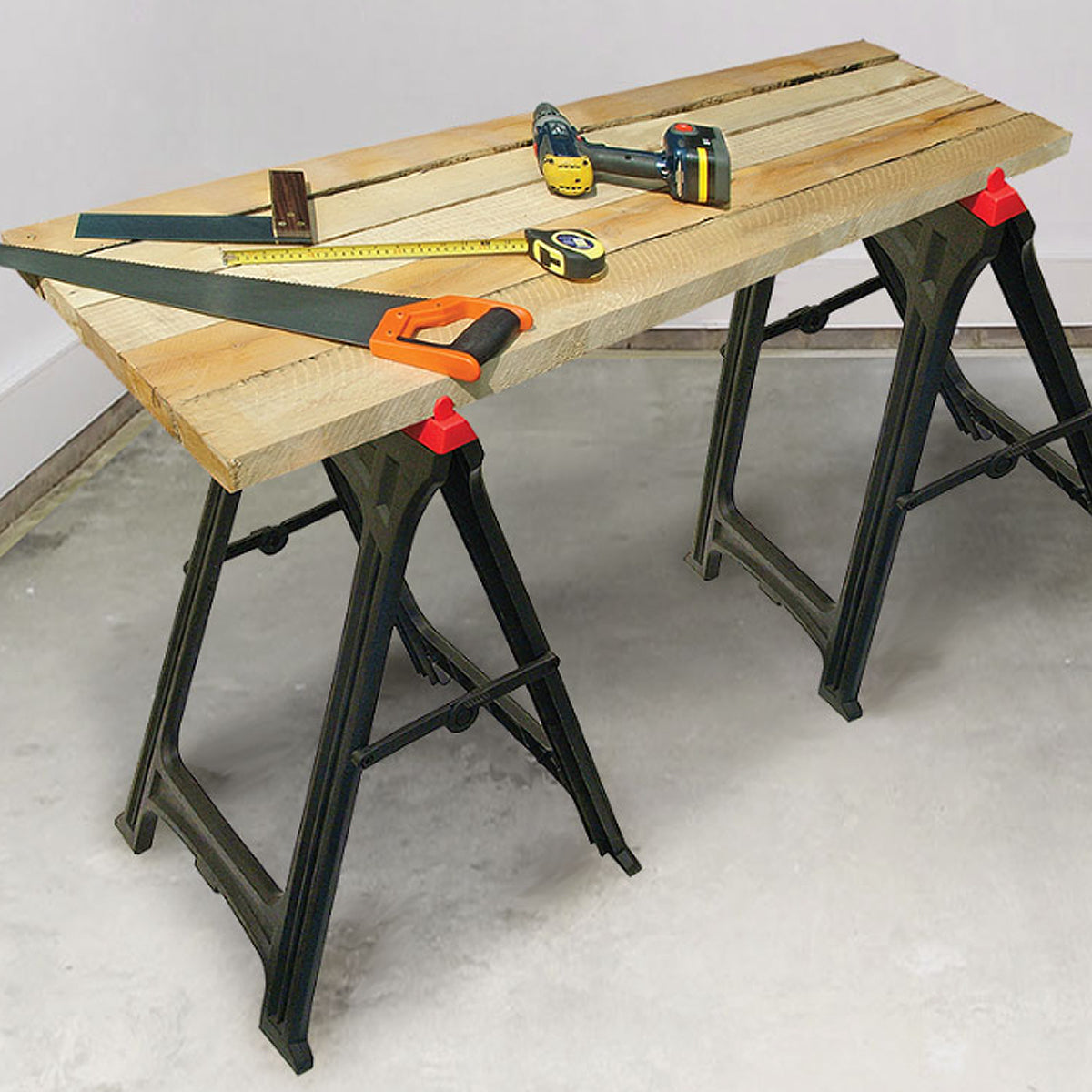 Faithfull Plastic Trestles Height (Twin Pack) FAITRESTLESP