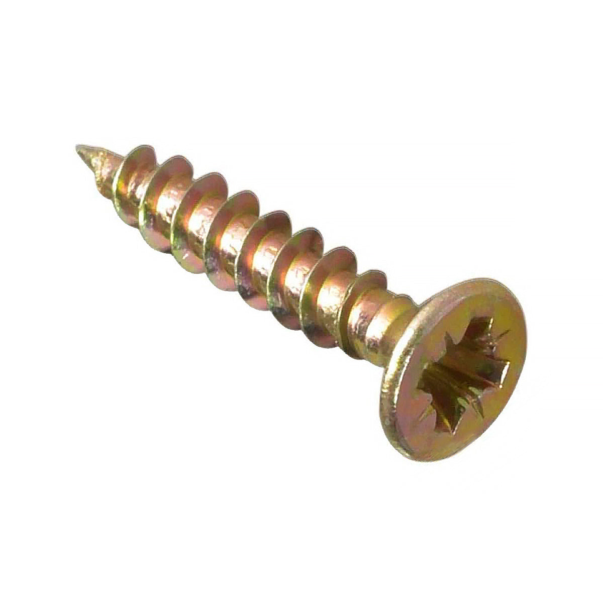 ForgeFix Multi-Purpose Pozi Compatible Screw CSK ST ZYP 3.5 x 25mm Box 200 FORMPS3525Y