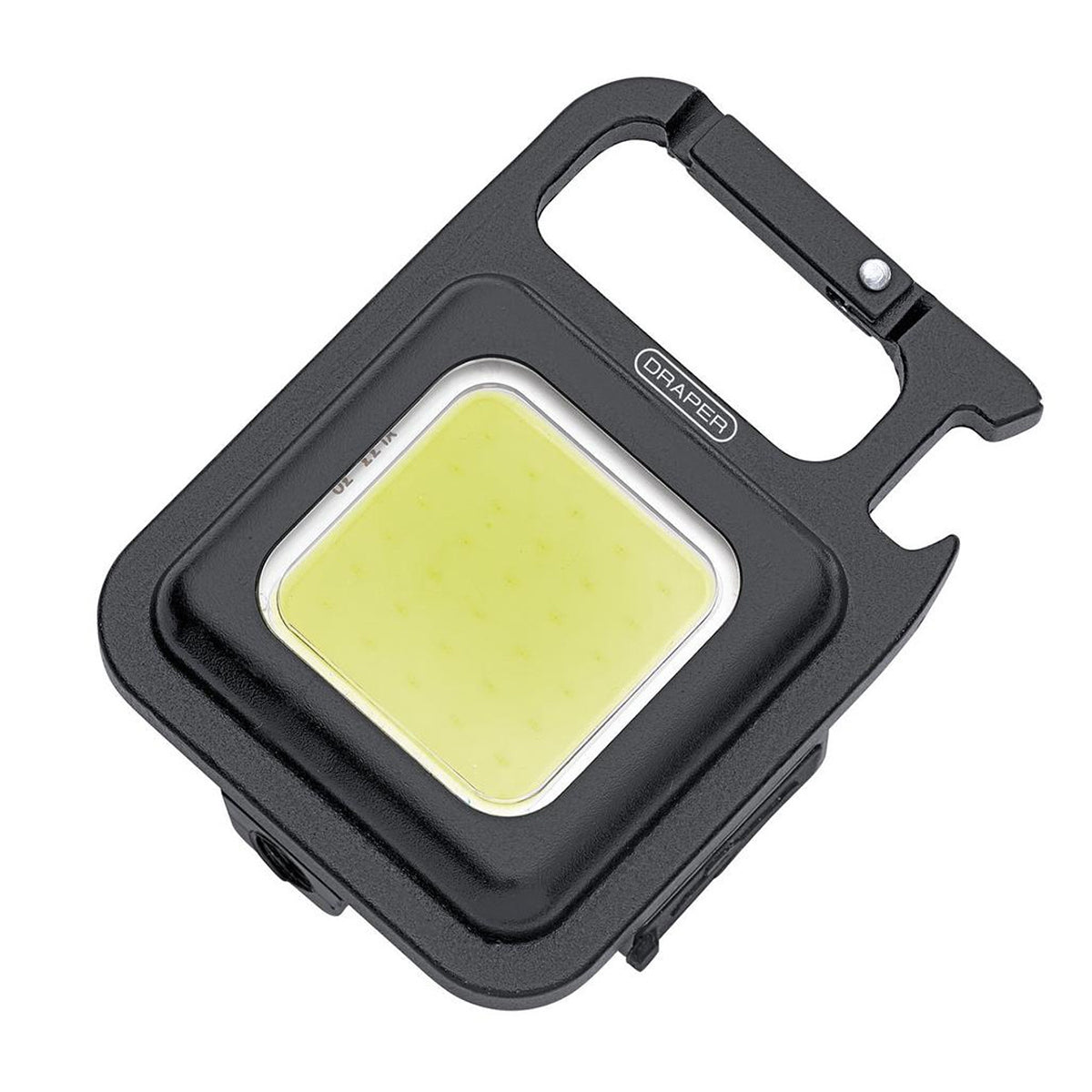 Draper COB LED Rechargeable Pocket Light with Stand and Belt Clip, 5W, 350 Lumens 23850