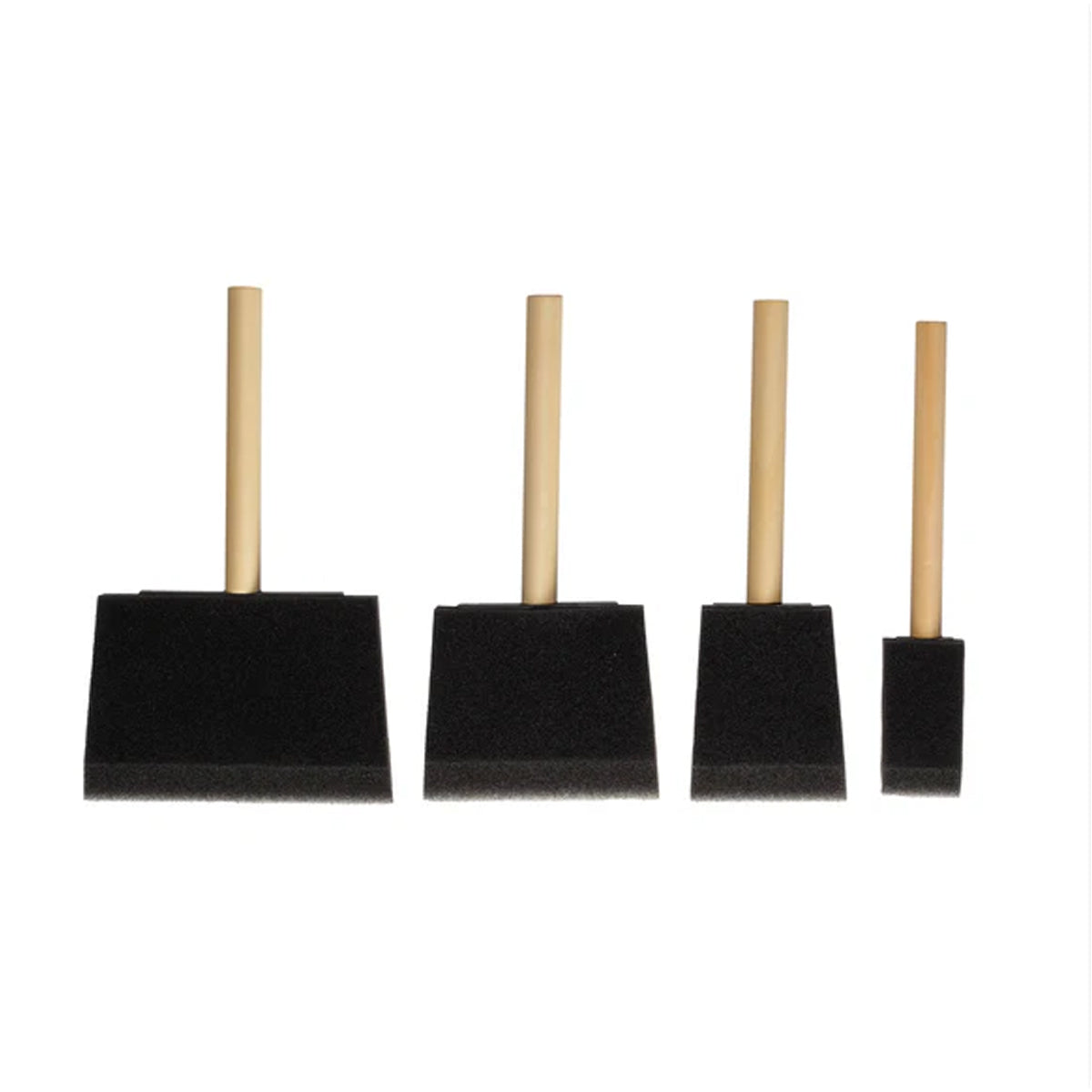 Amtech 4-Piece poly foam brush set G4482
