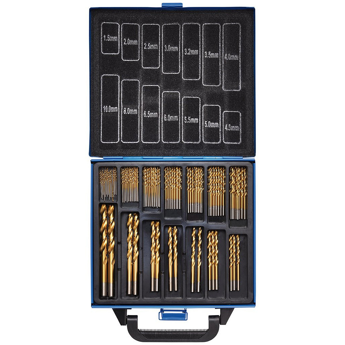 Draper HSS Titanium Nitride Coated Drill Bit Set (99 Piece) 08887