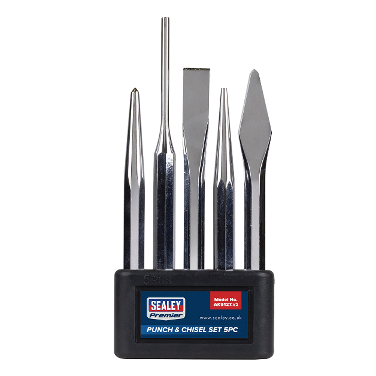 Sealey Premier Punch & Chisel Set 5pc AK9127