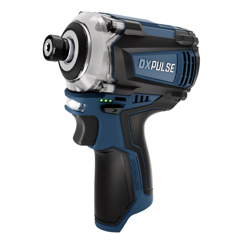 Draper DXPULSE 12V Brushless Combi Drill & Impact Driver Complete Kit 27983