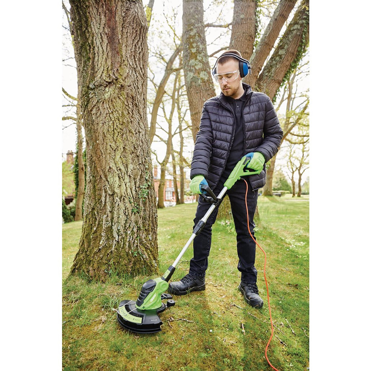Draper Grass Trimmer with Double Line Feed, 300mm, 500W 45927