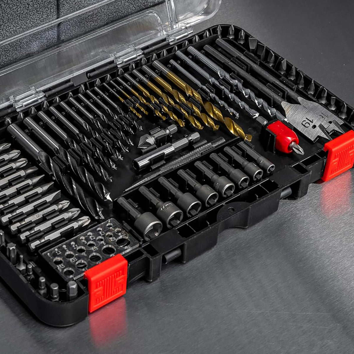 Sealey Drill & Bit Accessory Set 104pc AK47104