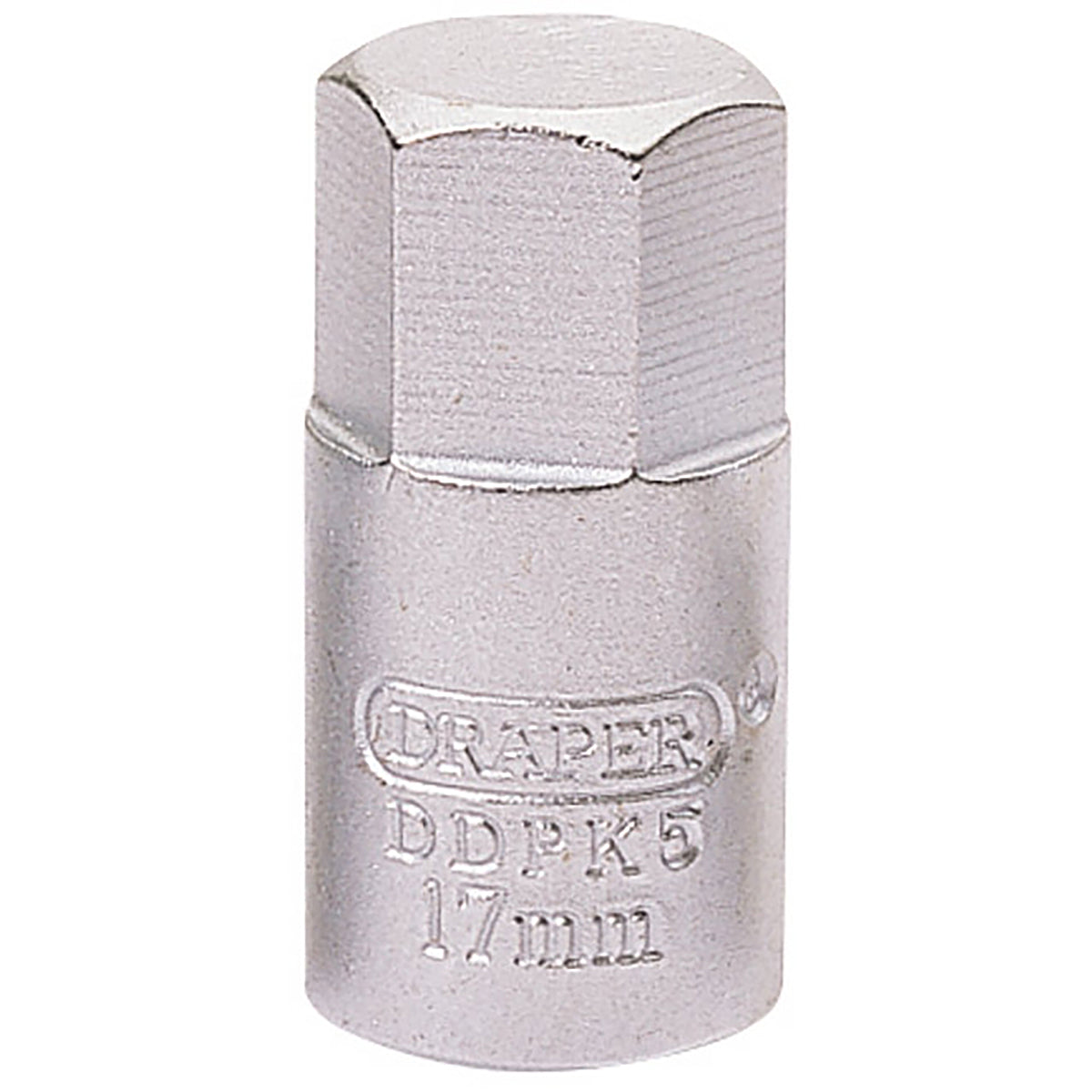 Draper Hexagon Drain Plug Key, 3/8" Sq. Dr., 17mm 38323