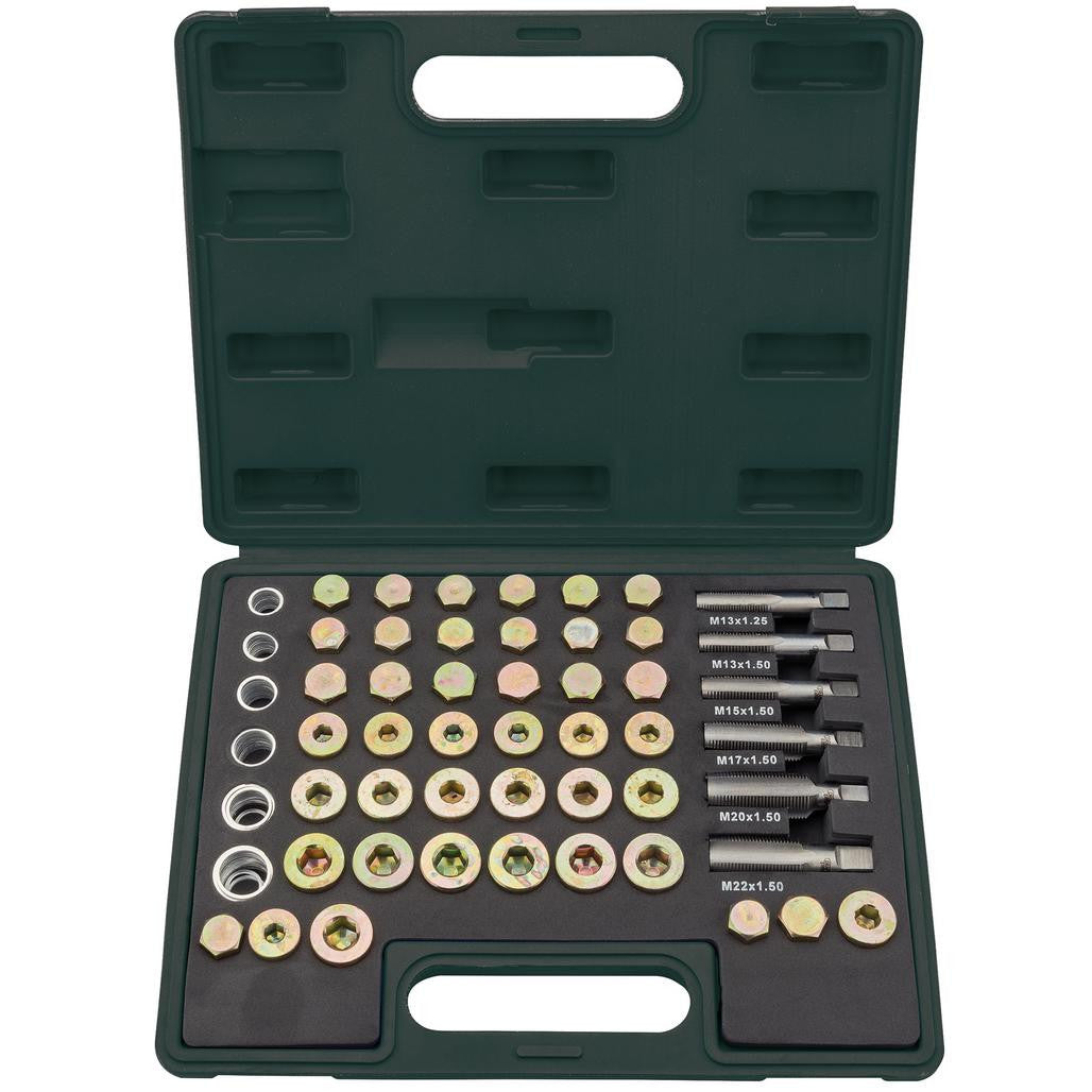 Draper Expert Drain Plug Repair Kit (120 Piece) 36631