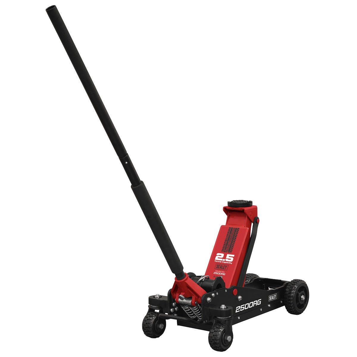 Sealey Big Wheel Hybrid Trolley Jack for Off-Road Vehicles, SUVs, Vans & 4x4s with Super Rocket Lift 2.5 Tonne 2500RG