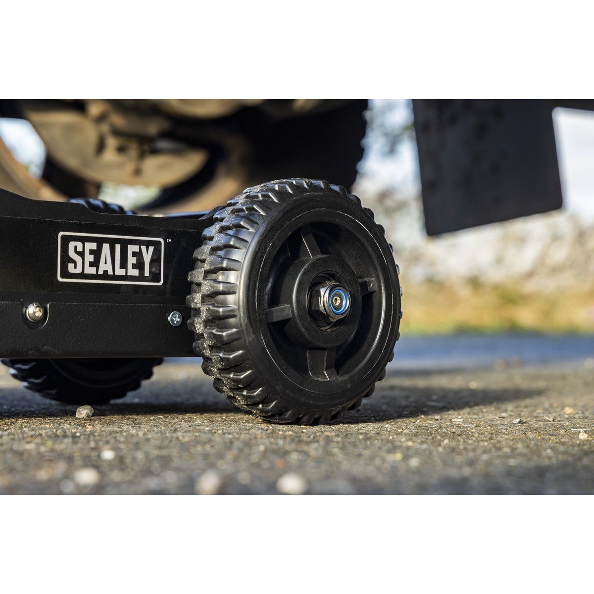 Sealey Big Wheel Hybrid Trolley Jack for Off-Road Vehicles, SUVs, Vans & 4x4s with Super Rocket Lift 2.5 Tonne 2500RG