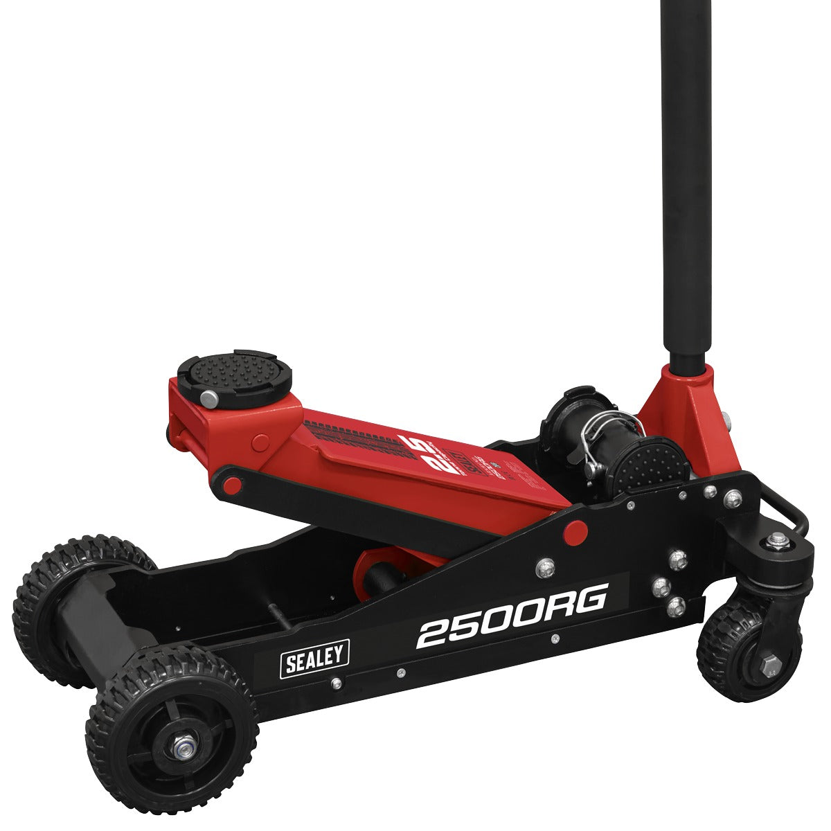 Sealey Big Wheel Hybrid Trolley Jack for Off-Road Vehicles, SUVs, Vans & 4x4s with Super Rocket Lift 2.5 Tonne 2500RG