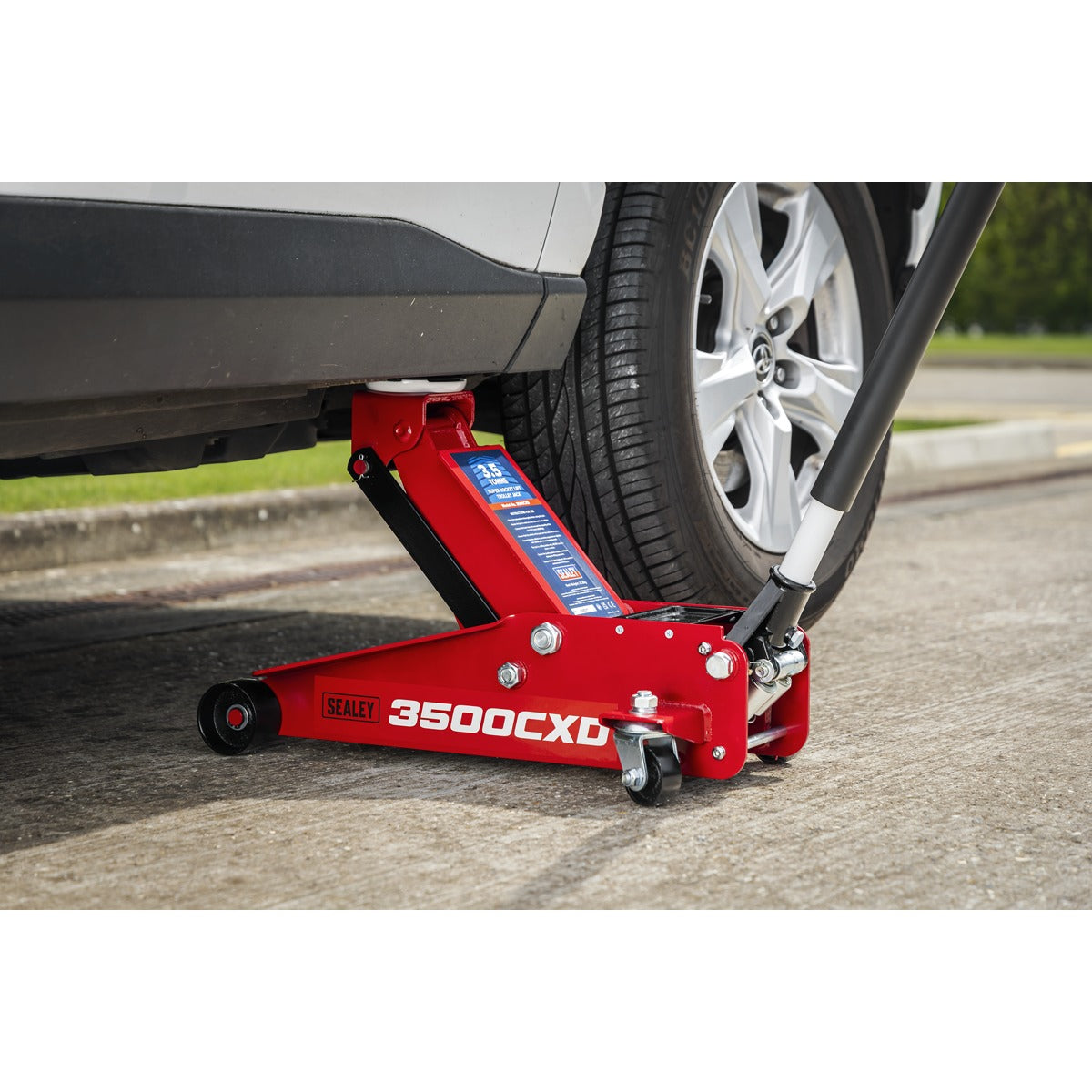 Sealey Trolley Jack with Super Rocket Lift 3.5 Tonne 3500CXD