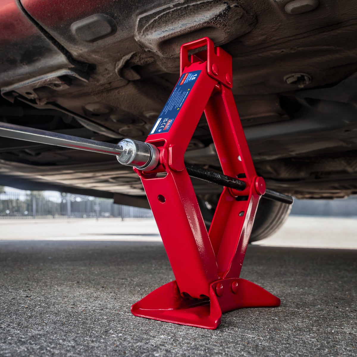 Sealey Heavy-Duty Scissor Jack 1.5 Tonne 58M