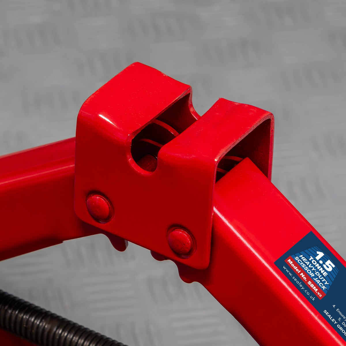 Sealey Heavy-Duty Scissor Jack 1.5 Tonne 58M