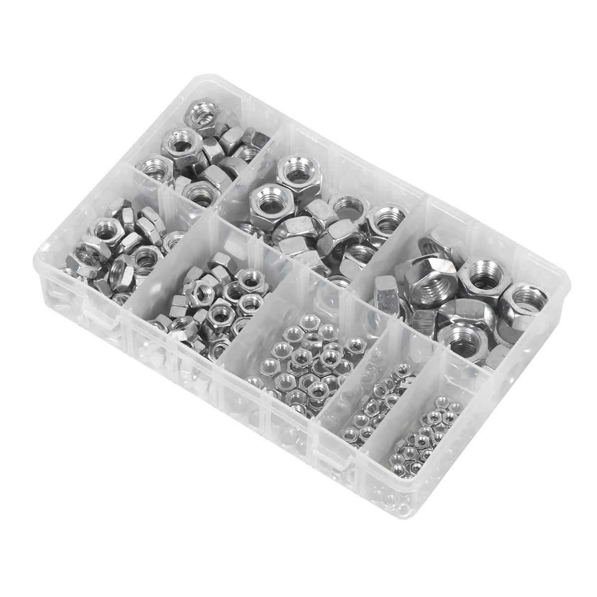 Sealey Steel Nut Assortment 255pc M4-M16 Metric AB046SN