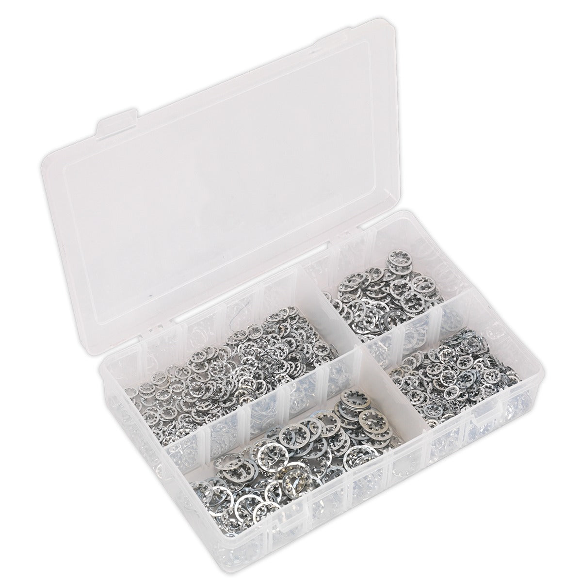 Sealey Internal Serrated Lock Washer Assortment M5-M10 1000pc AB057LW