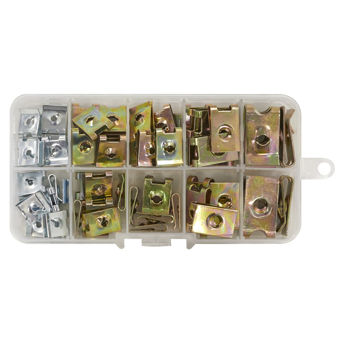 Sealey Spire Nut Assortment 74pc AB074SN