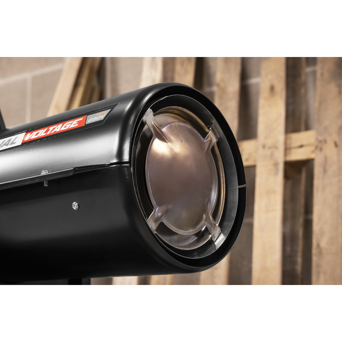 Sealey Dual Voltage Kerosene/Diesel Space Warmer Heater with Wheels 50,000Btu/hr AB500DV