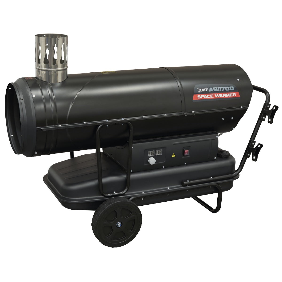 Sealey Space Warmer Indirect Kerosene/Diesel Heater with Wheels 170,000Btu/hr ABI1700