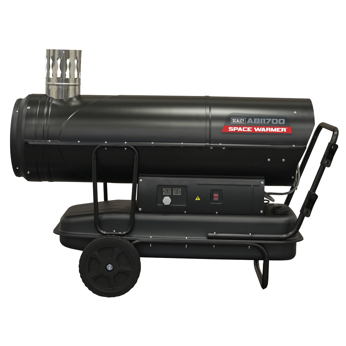 Sealey Space Warmer Indirect Kerosene/Diesel Heater with Wheels 170,000Btu/hr ABI1700