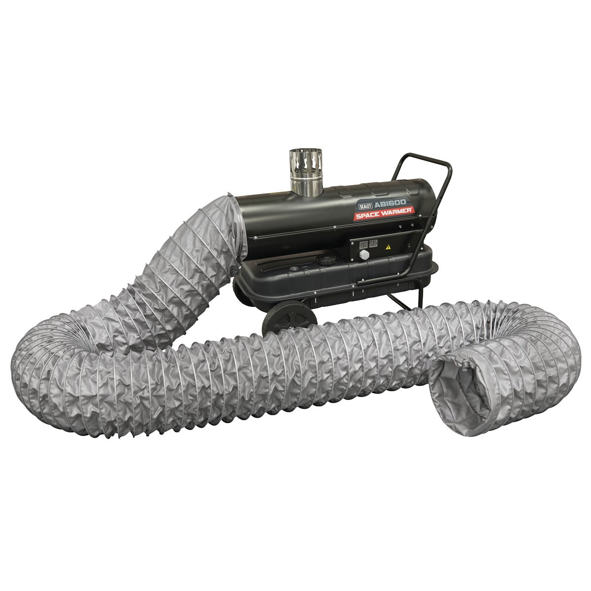 Sealey Space Warmer Indirect Kerosene/Diesel Heater 68,000Btu/hr with 5M Ducting ABI600COMBO