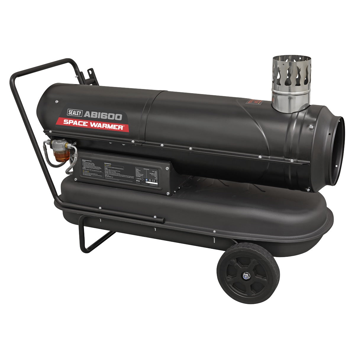 Sealey Space Warmer Indirect Kerosene/Diesel Heater 68,000Btu/hr with 5M Ducting ABI600COMBO