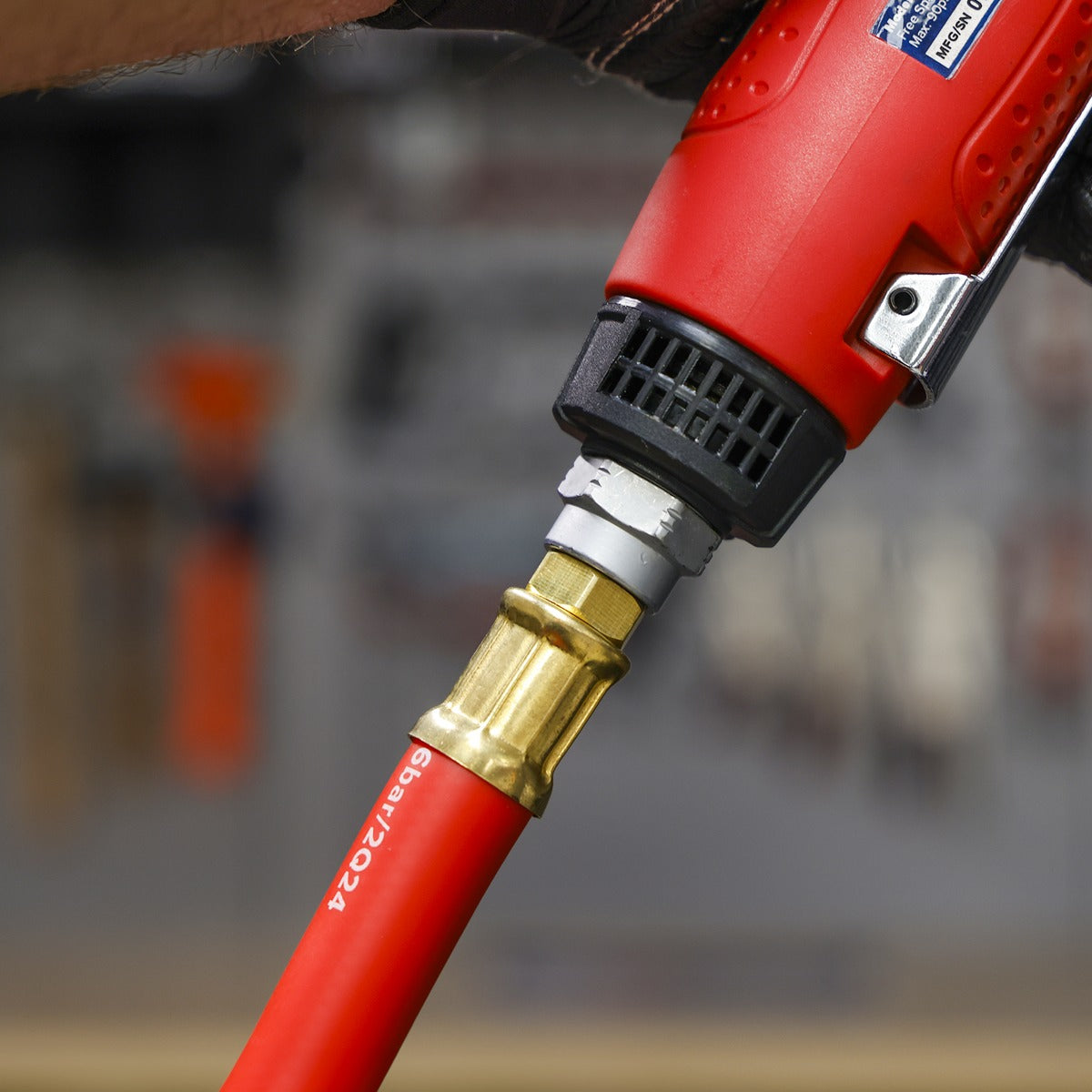 Sealey Air Hose with 1/4"BSP Unions 5m x 10mm AHC538