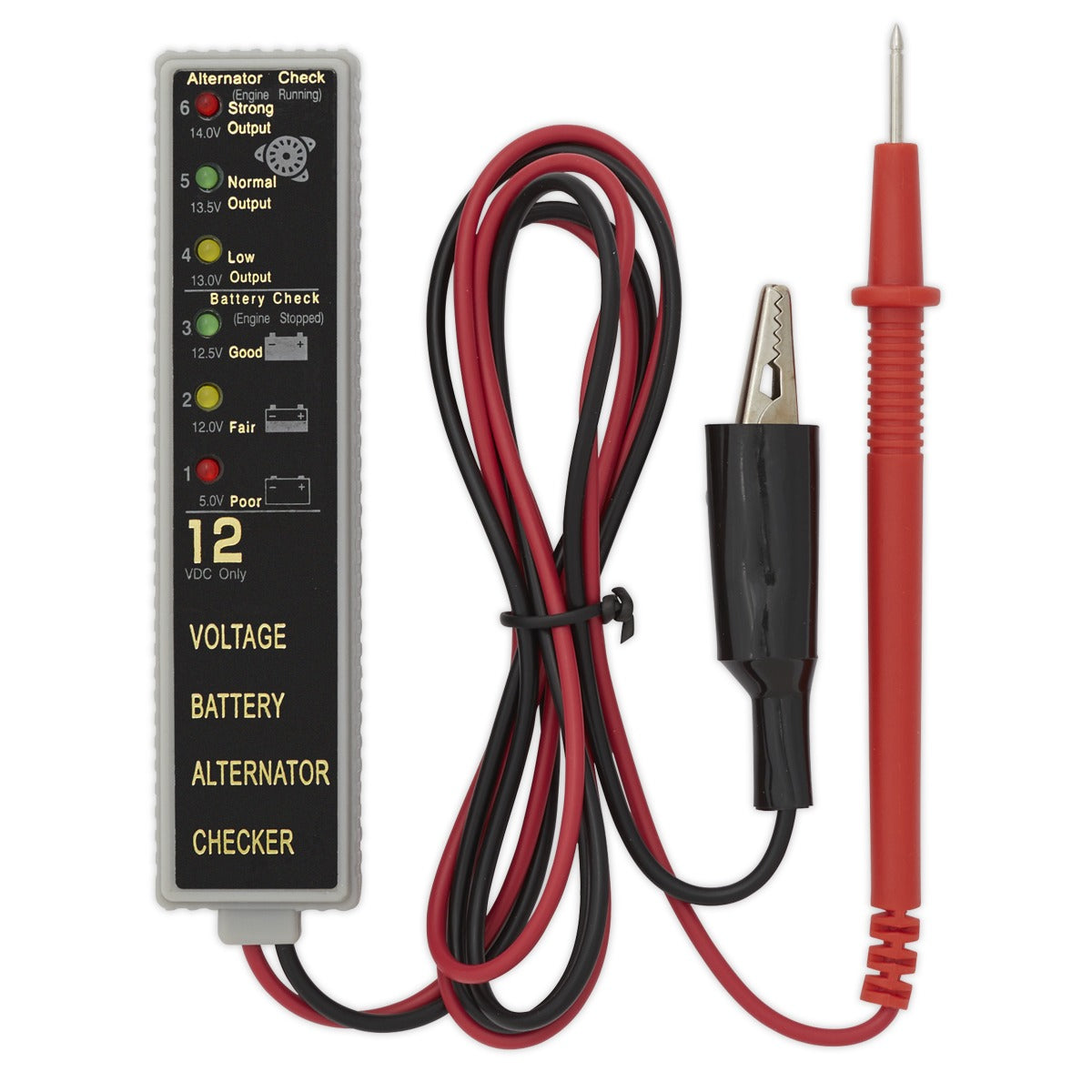 Sealey LED Battery & Alternator Tester 12V AK400